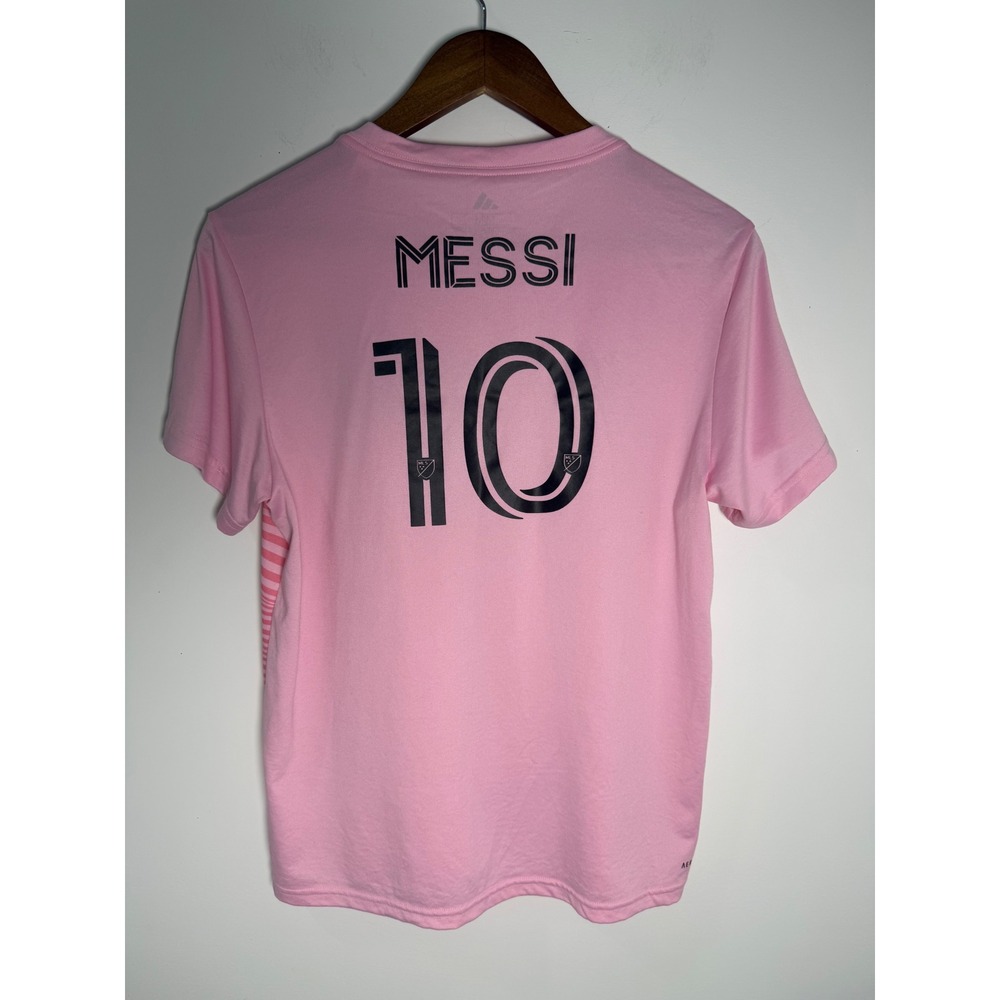 Adidas Inter Miami CF Messi 10 Pink Jersey Mens Medium Soccer Shirt JJ2592